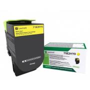Lexmark originální toner 71B2HY0, yellow, 3500str.