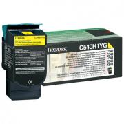 Lexmark originální toner C540H1YG, yellow, 2000str., high capacity, return