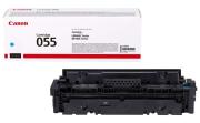 Canon originální toner CRG-055C (azurový, 2100str.) pro Canon MF742Cdw, MF744Cdw, MF746Cx, LBP663Cdw, LBP664Cx