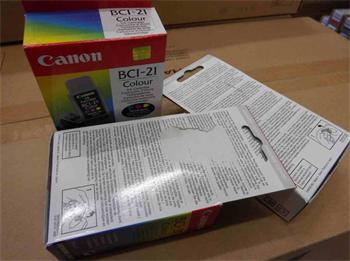 Canon BCI-21 color (v&yacute;prodej) po&scaron;kozen&yacute; obal